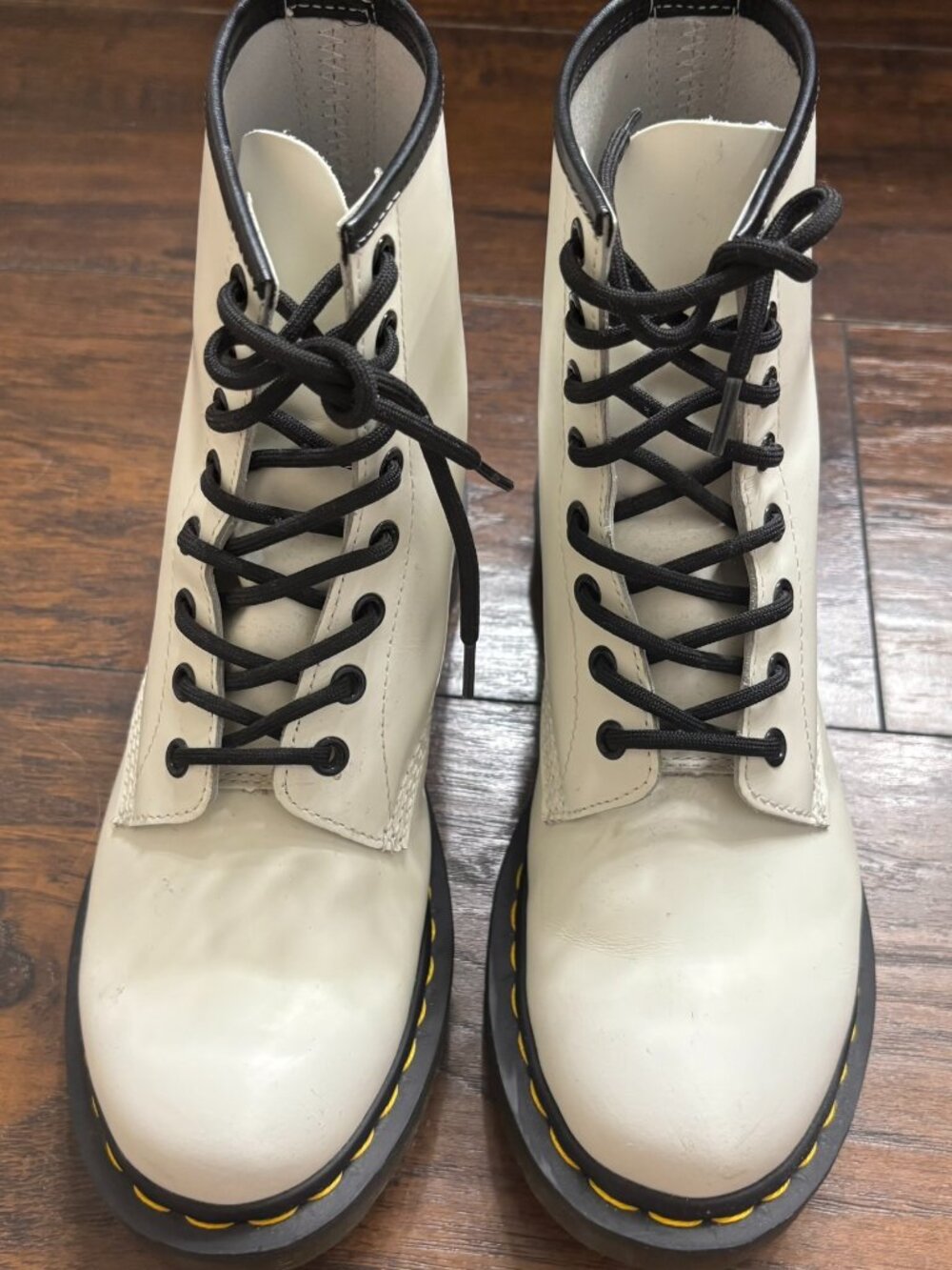 Dr. Martens 11821 White Eye Combat Boots